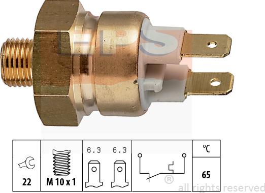 MDR EPS-1840 112 - Датчик, температура охлаждающей жидкости autodnr.net