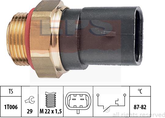 MDR EPS-1850 230 - Термовыключатель, вентилятор радиатора / кондиционера autodnr.net