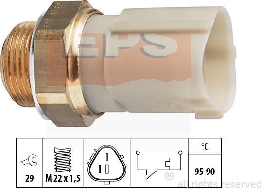 MDR EPS-1850 262 - Термовыключатель, вентилятор радиатора / кондиционера autodnr.net