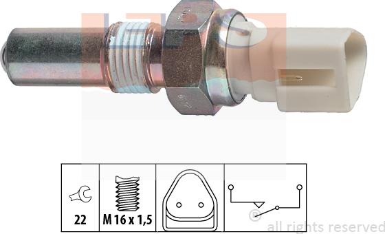 MDR EPS-1860 212 - Датчик, переключатель, фара заднего хода autodnr.net