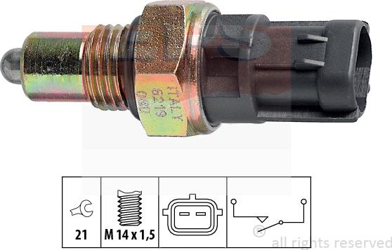 MDR EPS-1860 219 - Датчик, контактний перемикач, фара заднього ходу autocars.com.ua