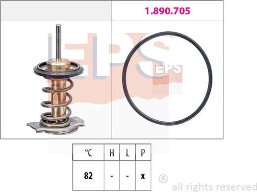 MDR EPS-1879 951 - Термостат, охолоджуюча рідина autocars.com.ua