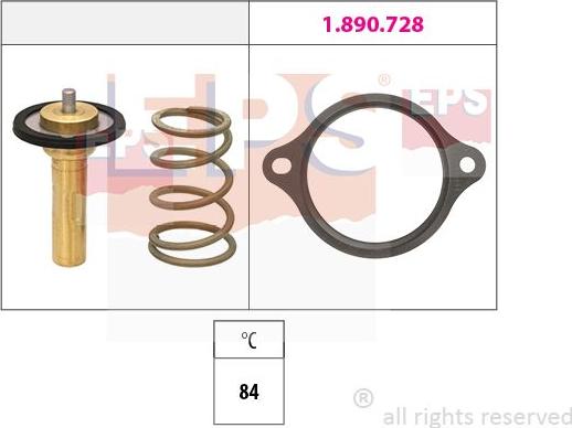 MDR EPS-1879 970 - Термостат, охолоджуюча рідина autocars.com.ua