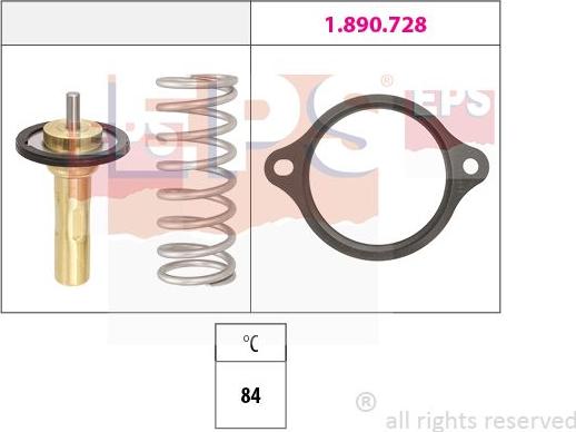 MDR EPS-1879 971 - Термостат, охолоджуюча рідина autocars.com.ua