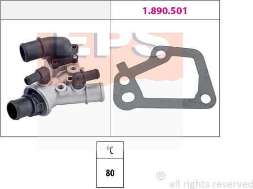 MDR EPS-1880 102 - Термостат, охолоджуюча рідина autocars.com.ua