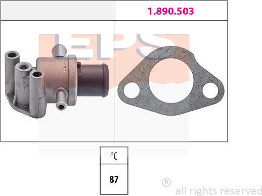 MDR EPS-1880 109 - Термостат, охлаждающая жидкость autodnr.net