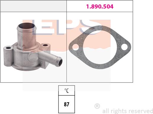 MDR EPS-1880 111 - Термостат, охолоджуюча рідина autocars.com.ua