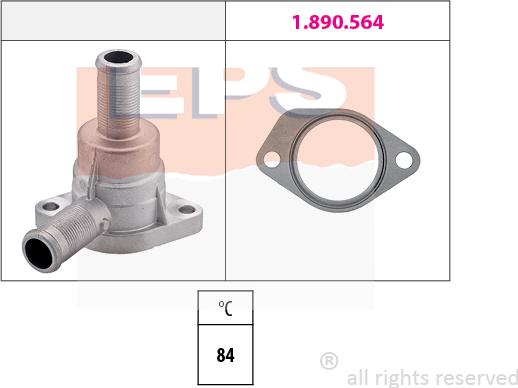 MDR EPS-1880 311 - Термостат, охлаждающая жидкость autodnr.net