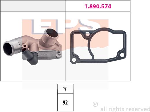 MDR EPS-1880 347 - Термостат, охолоджуюча рідина autocars.com.ua