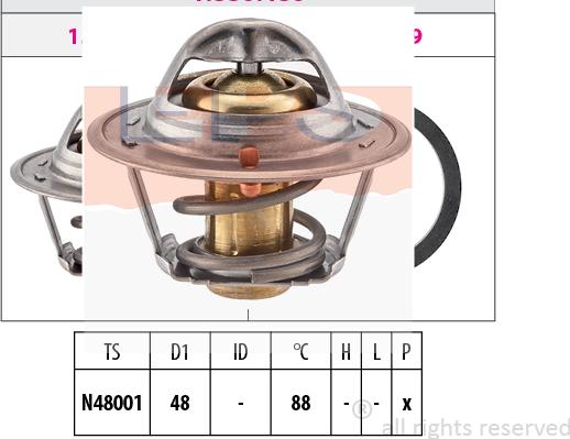 MDR EPS-1880 480S - Термостат, охолоджуюча рідина autocars.com.ua