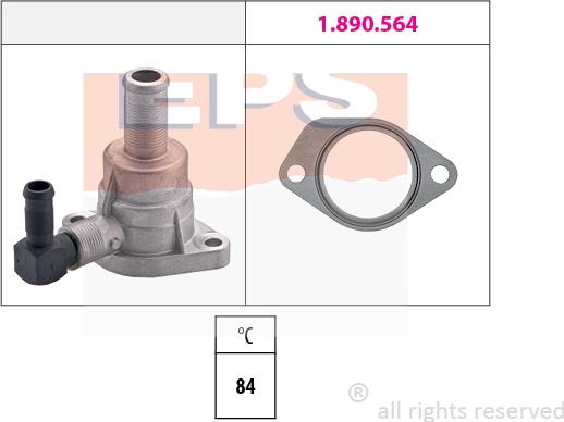 MDR EPS-1880 490 - Термостат, охолоджуюча рідина autocars.com.ua