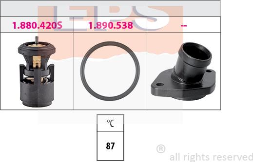 MDR EPS-1880 559 - Термостат, охлаждающая жидкость autodnr.net