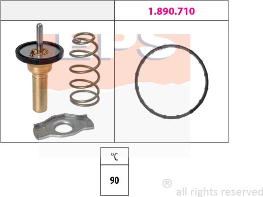 MDR EPS-1880 774 - Термостат, охлаждающая жидкость autodnr.net