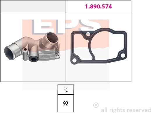 MDR EPS-1880 832 - Термостат, охолоджуюча рідина autocars.com.ua