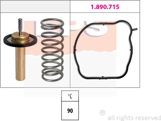 MDR EPS-1880 846 - Термостат, охолоджуюча рідина autocars.com.ua