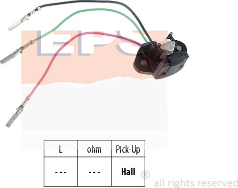 MDR EPS-1906 222 - Датчик, імпульс запалювання autocars.com.ua