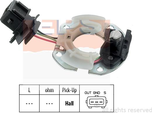 MDR EPS-1906 244 - Датчик, імпульс запалювання autocars.com.ua