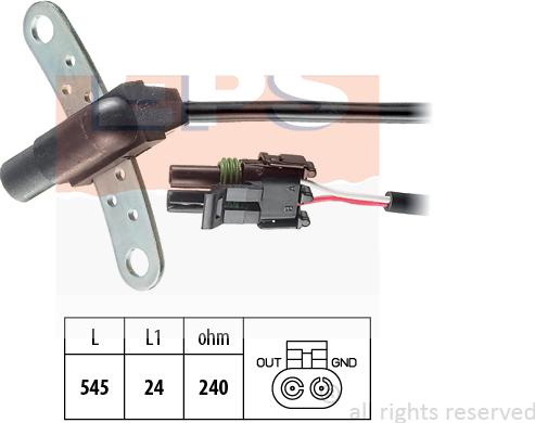 MDR EPS-1953 012 - Датчик імпульсів, колінчастий вал autocars.com.ua