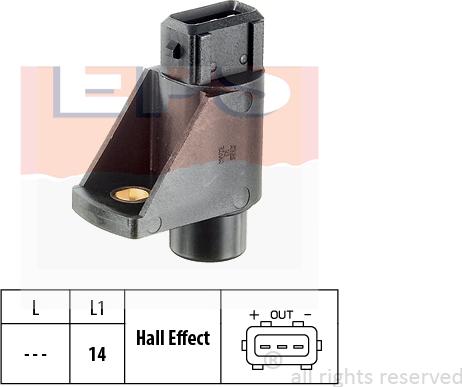 MDR EPS-1953 042 - Датчик, положення розподільного валу autocars.com.ua