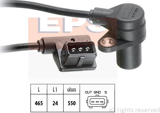 MDR EPS-1953 056 - Датчик імпульсів, колінчастий вал autocars.com.ua