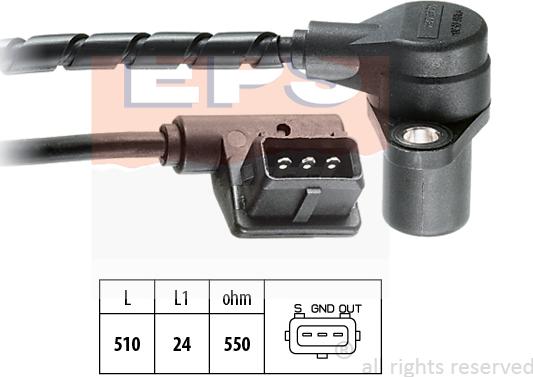 MDR EPS-1953 065 - Датчик імпульсів, колінчастий вал autocars.com.ua