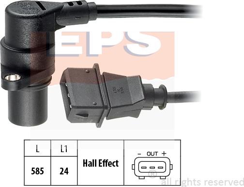 MDR EPS-1953 082 - Датчик импульсов, коленвал autodnr.net