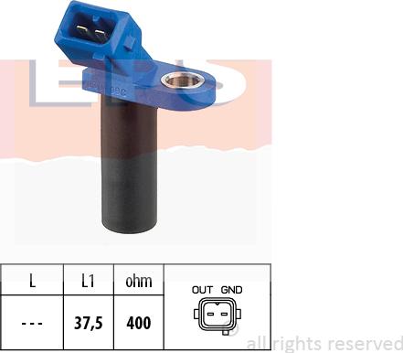 MDR EPS-1953 304 - Датчик импульсов, коленвал autodnr.net