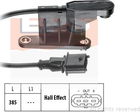 MDR EPS-1953 316 - Датчик, положення розподільного валу autocars.com.ua