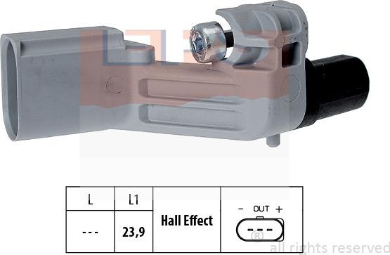 MDR EPS-1953 464 - Датчик импульсов, коленвал autodnr.net