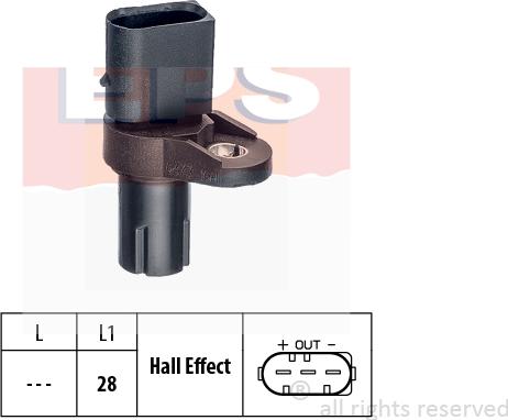 MDR EPS-1953 473 - Датчик імпульсів, колінчастий вал autocars.com.ua