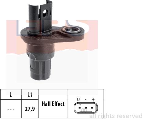 MDR EPS-1953 523 - Датчик RPM, частота вращения autodnr.net