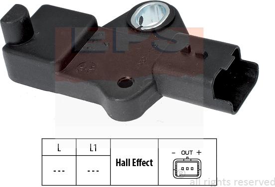 MDR EPS-1953 524 - Датчик імпульсів, колінчастий вал autocars.com.ua