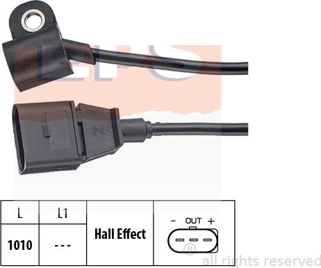 MDR EPS-1953 565 - Датчик, положення розподільного валу autocars.com.ua