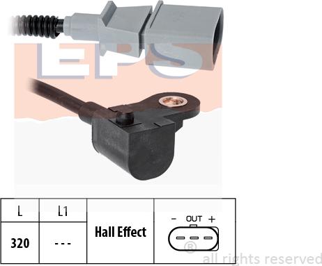 MDR EPS-1953 605 - Датчик, положение распределительного вала autodnr.net