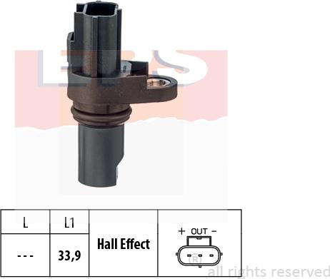 MDR EPS-1953 745 - Датчик, частота обертання autocars.com.ua