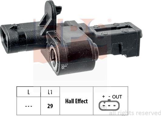 MDR EPS-1953 792 - Датчик импульсов, коленвал autodnr.net