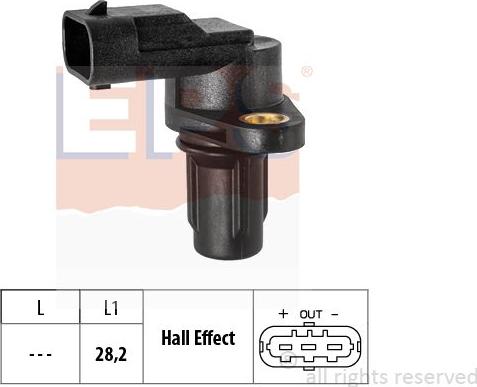 MDR EPS-1953 832 - Датчик, положення розподільного валу autocars.com.ua