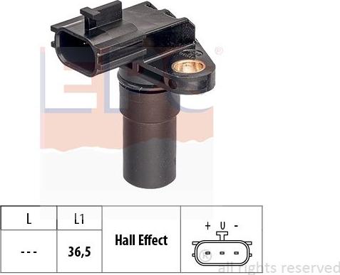 MDR EPS-1953 839 - Датчик, частота обертання autocars.com.ua