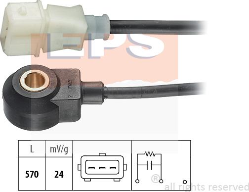 MDR EPS-1957 015 - Датчик детонації autocars.com.ua