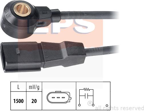 MDR EPS-1957 038 - Датчик детонації autocars.com.ua