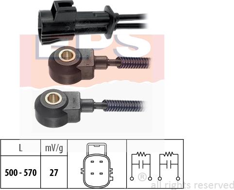 MDR EPS-1957 131 - Датчик детонації autocars.com.ua