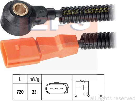 MDR EPS-1957 190 - Датчик детонації autocars.com.ua