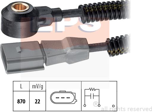 MDR EPS-1957 192 - Датчик детонації autocars.com.ua