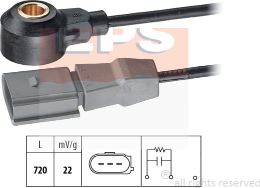 MDR EPS-1957 199 - Датчик детонації autocars.com.ua