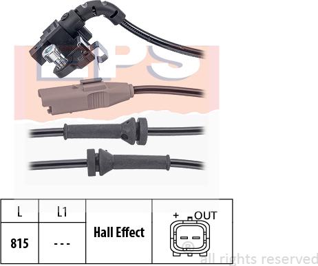 MDR EPS-1960 063 - Датчик ABS, частота обертання колеса autocars.com.ua