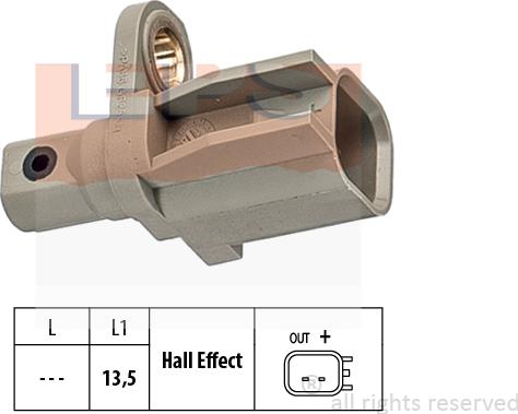 MDR EPS-1960 136 - Датчик ABS, частота вращения колеса autodnr.net