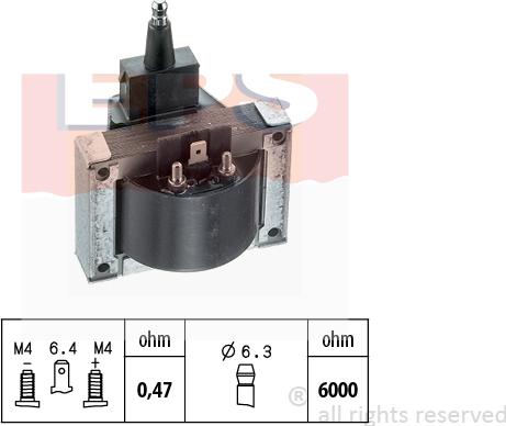 MDR EPS-1970 107 - Котушка запалювання autocars.com.ua