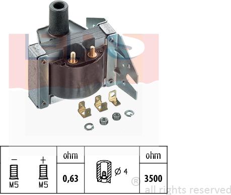 MDR EPS-1970 125 - Котушка запалювання autocars.com.ua