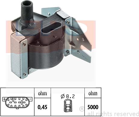 MDR EPS-1970 148 - Котушка запалювання autocars.com.ua