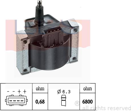 MDR EPS-1970 155 - Котушка запалювання autocars.com.ua